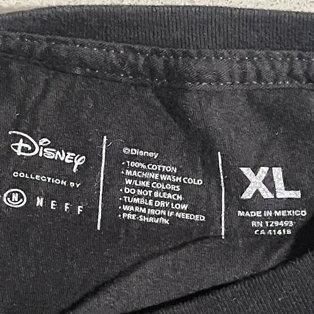 Men's Neff X Disney Mickey Mouse T-Shirt Black & White XL - Picture 4 of 4